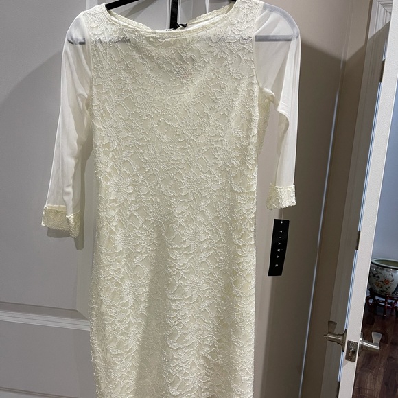 NWT Beautiful Lace Cream Dress - Picture 1 of 5